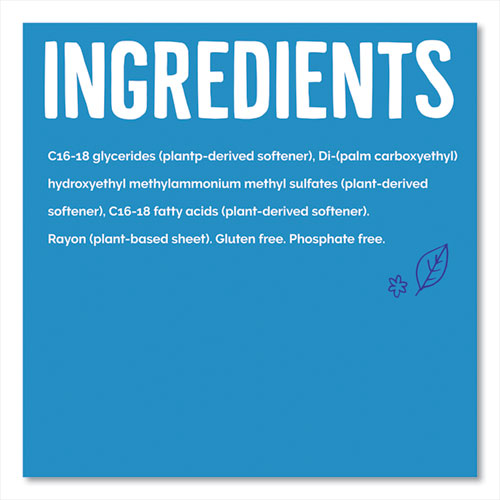 Image of Seventh Generation® 10732913449306 Natural Fabric Softener Sheets, Unscented, 80 Sheets/box