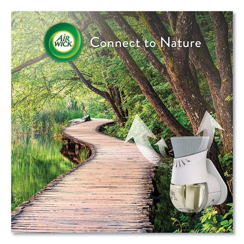 Image of Air Wick® 62338-78046 Scented Oil Warmer, 1.75" x 2.69" x 3.63", White, 6/Carton