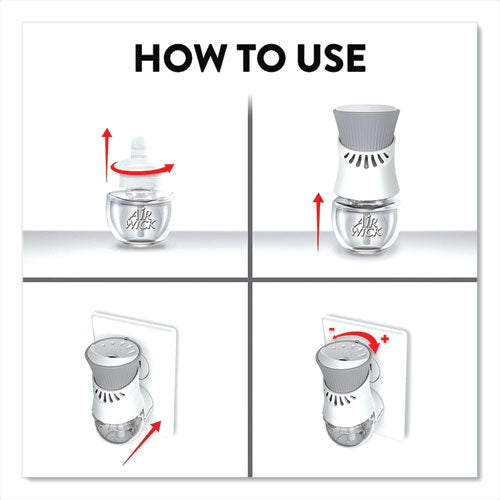 Image of Air Wick® 62338-79717 Scented Oil Refill, Fresh Waters, 0.67 Oz, 2/pack, 6 Pack/carton