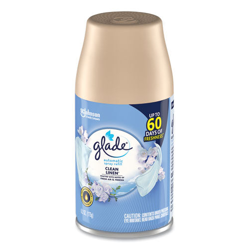 Image of Glade® 375364 Automatic Air Freshener, Clean Linen, 6.2 Oz