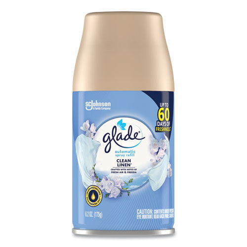 Image of Glade® 375364 Automatic Air Freshener, Clean Linen, 6.2 Oz