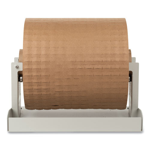Image of Scotch PCW-121000-D Cushion Lock Protective Wrap Dispenser, For Up To 16" Diameter X 12" Wide Rolls, Steel, Beige