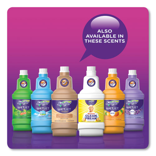 Image of Swiffer® 77133 Wetjet System Cleaning-Solution Refill, Blossom Breeze Scent, 1.25 L Bottle, 4/carton