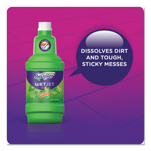 Image of Swiffer® 77809 WetJet System Cleaning-Solution Refill, Gain Scent, 1.25 L Bottle, 4/Carton