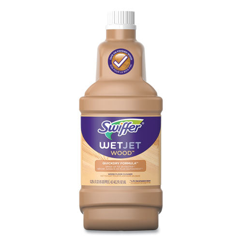 Image of Swiffer® 77133 Wetjet System Cleaning-Solution Refill, Blossom Breeze Scent, 1.25 L Bottle, 4/carton