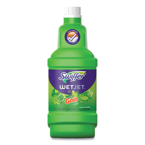 Image of Swiffer® 77809 WetJet System Cleaning-Solution Refill, Gain Scent, 1.25 L Bottle, 4/Carton