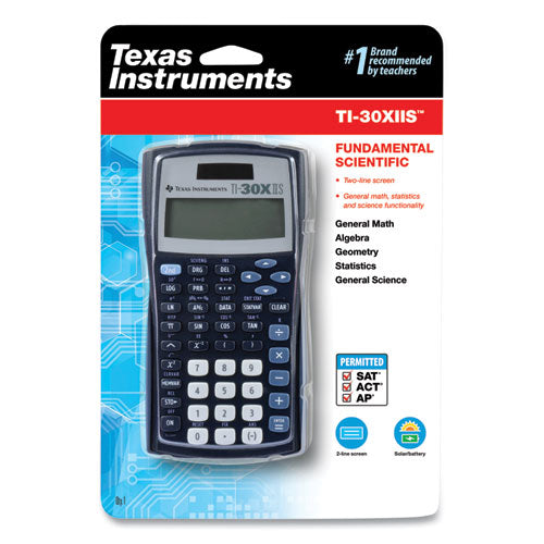 Image of Texas Instruments TI-30X-IIS Ti-30x Iis Scientific Calculator, 10-Digit Lcd, Black