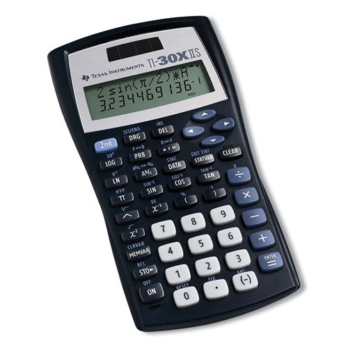 Image of Texas Instruments TI-30X-IIS Ti-30x Iis Scientific Calculator, 10-Digit Lcd, Black
