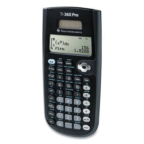 Image of Texas Instruments 36PRO/TBL/1L1/A Ti-36x Pro Scientific Calculator, 16-Digit Lcd