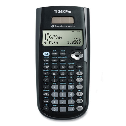 Image of Texas Instruments 36PRO/TBL/1L1/A Ti-36x Pro Scientific Calculator, 16-Digit Lcd