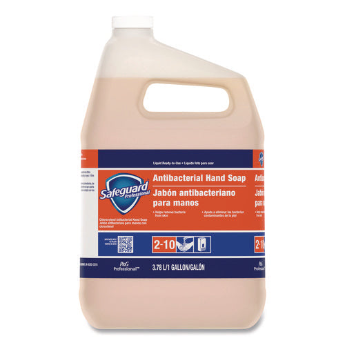 Image of Safeguard Professional 02699 Antibacterial Liquid Hand Soap, Light Scent, 1 gal, 2/Carton