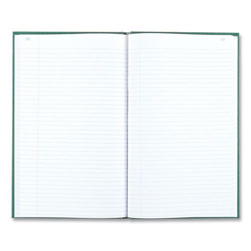 Image of National® 56111 Emerald Series Account Book, Green Cover, 12.25 X 7.25 Sheets, 150 Sheets/book