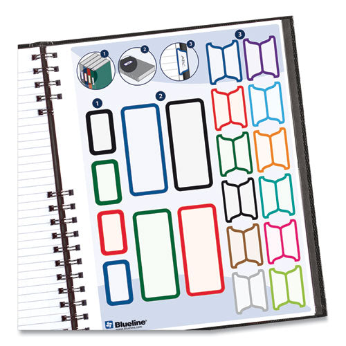 Image of Blueline® A10200.BLK NotePro Notebook, 1-Subject, Medium/College Rule, Black Cover, (100) 11 x 8.5 Sheets