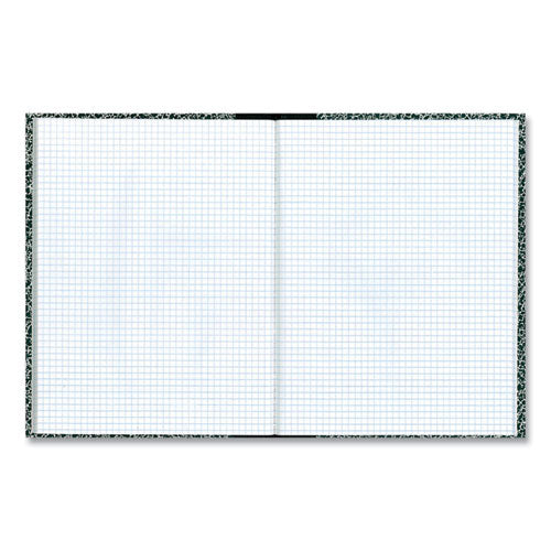 Image of National® RED53108 Composition Lab Notebook, Quadrille Rule, Green Cover, (60) 10.13 x 7.88 Sheets