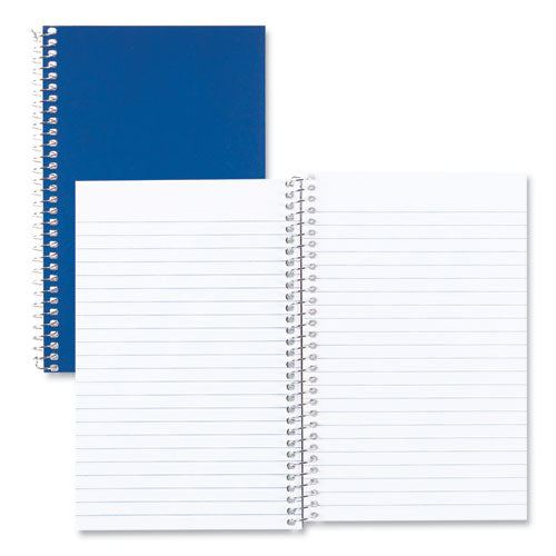 Image of National® 33502 Single-Subject Wirebound Notebooks, Medium/College Rule, Blue Kolor Kraft Front Cover, (80) 7.75 x 5 Sheets