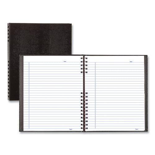 Image of Blueline® A10200.BLK NotePro Notebook, 1-Subject, Medium/College Rule, Black Cover, (100) 11 x 8.5 Sheets