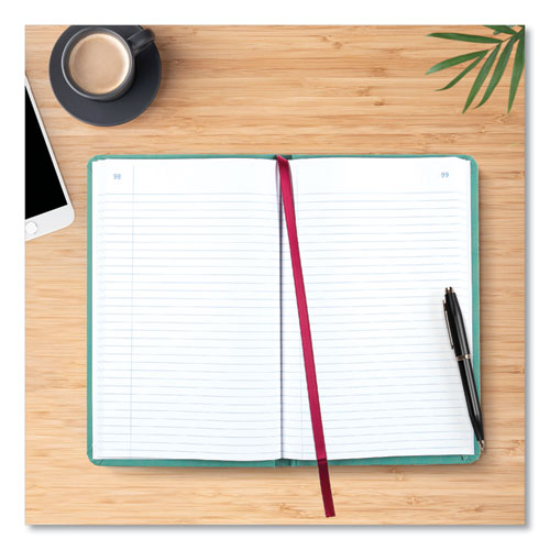 Image of National® A66150R Tuff Series Record Book, Green Cover, 12 X 7.5 Sheets, 150 Sheets/book