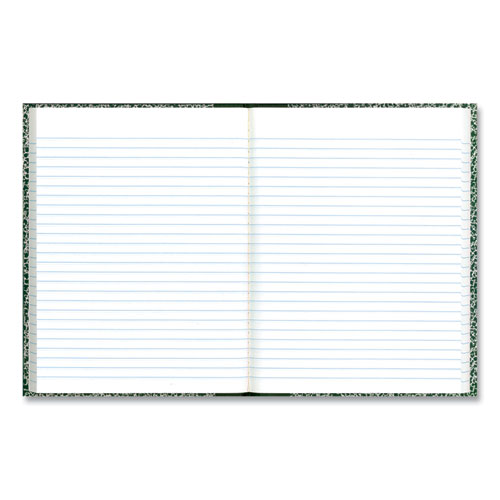 Image of National® 53010 Lab Notebook, Wide/Legal Rule, Green Marble Cover, (96) 10.13 x 7.88 Sheets