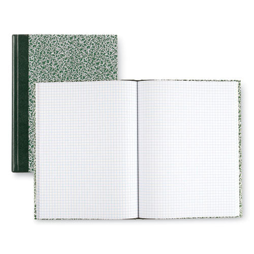 Image of National® 53010 Lab Notebook, Wide/Legal Rule, Green Marble Cover, (96) 10.13 x 7.88 Sheets