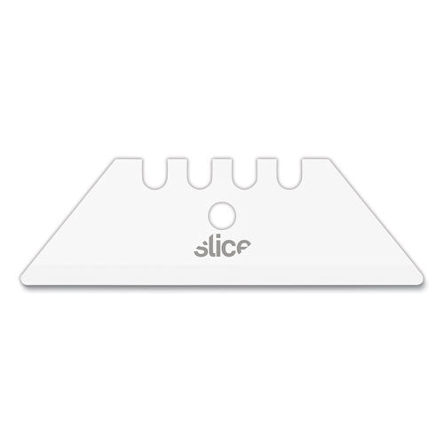 Image of slice® 10524 Safety Utility Knife Blades, Rounded Tip, Ceramic Zirconium Oxide, 2/pack