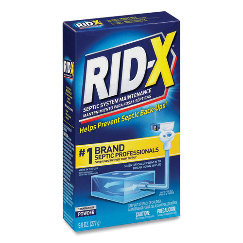 Image of RID-X® 19200-80306 Septic System Treatment Concentrated Powder, 9.8 Oz, 12/carton