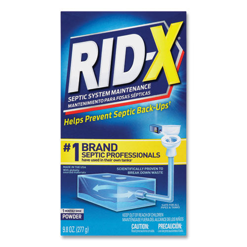 Image of RID-X® 19200-80306 Septic System Treatment Concentrated Powder, 9.8 Oz, 12/carton