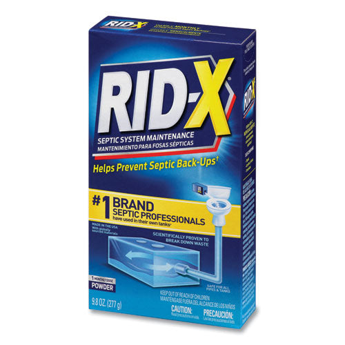 Image of RID-X® 19200-80306 Septic System Treatment Concentrated Powder, 9.8 Oz, 12/carton