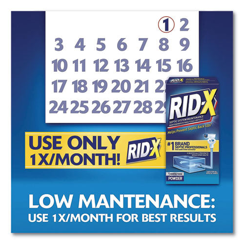Image of RID-X® 19200-80306 Septic System Treatment Concentrated Powder, 9.8 Oz, 12/carton