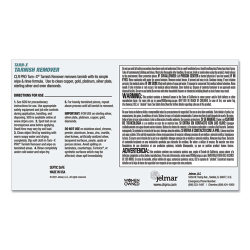 Image of Tarn-X PRO® FM-TX128-4PRO Tarnish Remover, 1 Gal Bottle
