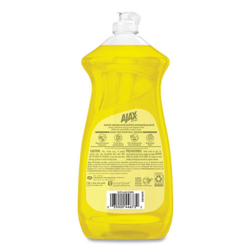 Image of Ajax® 144673 Dish Detergent, Lemon Scent, 28 Oz Bottle