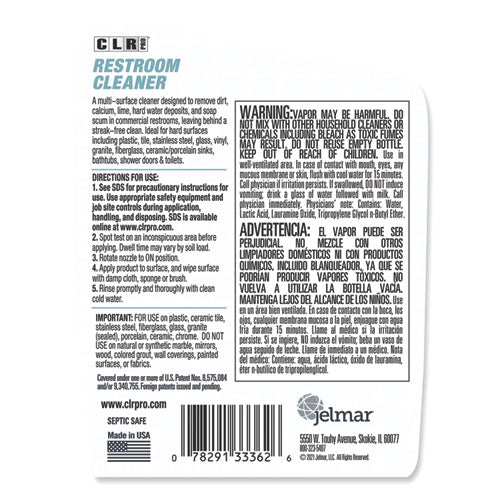 Image of CLR PRO® FM-RC32-6PRO Restroom Cleaner, 32 Oz Pump Spray