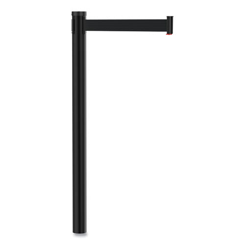 Image of Tatco 11611 Adjusta-Tape Crowd Control Posts Only, Steel, 40" High, Black, 2/box