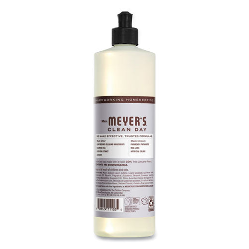 Image of Mrs. Meyer's® 370041 Dish Soap, Lavender Scent, 16 Oz Bottle, 6/carton