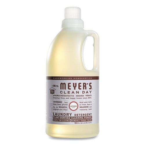 Image of Mrs. Meyer's® 369504 Liquid Laundry Detergent, Lavender Scent, 64 Oz Bottle