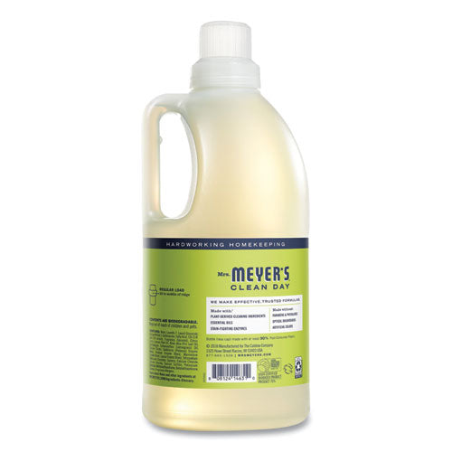 Image of Mrs. Meyer's® 75577 Liquid Laundry Detergent, Lemon Verbena Scent, 64 Oz Bottle