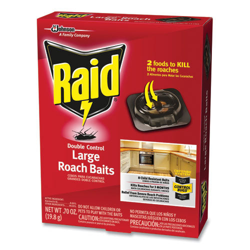 Image of Raid® 697330 Roach Baits, 0.7 oz Box, 6/Carton