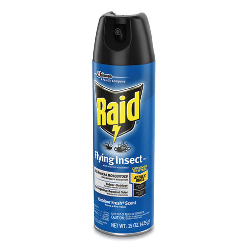 Image of Raid® 300816 Flying Insect Killer, 15 oz Aerosol Spray, 12/Carton
