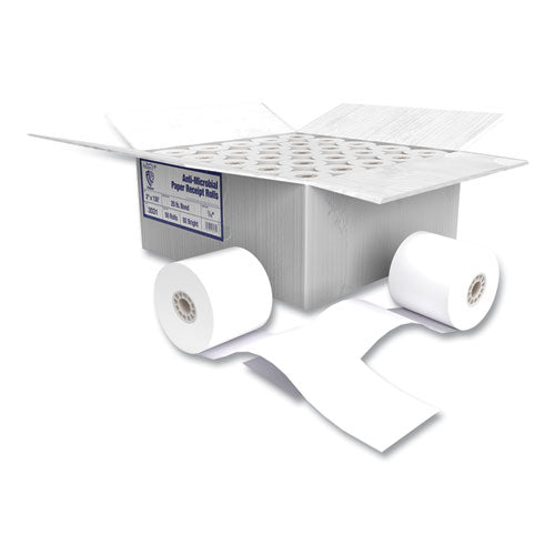Image of Alliance 3031 Armor Antimicrobial Receipt Roll Paper, 3" X 130 Ft, White, 50/carton