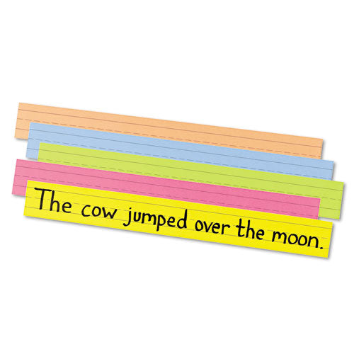 Image of Pacon® P1733 Sentence Strips, 24 X 3, Assorted Bright Colors, 100/pack