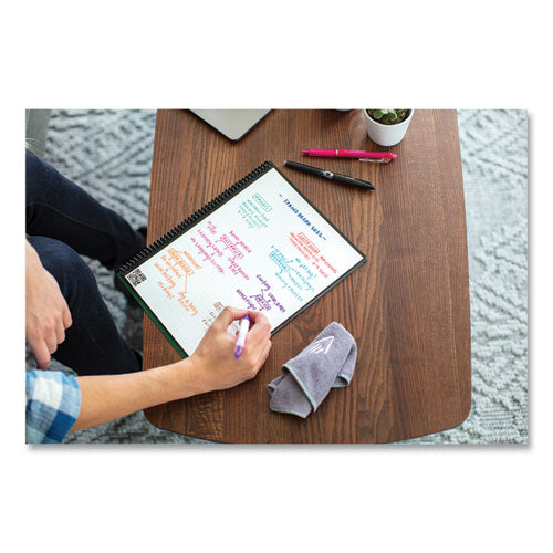 Image of Rocketbook RNCLDM-BLK Core Smart Notebook, Dotted Rule (4 sq/in), Black Cover, (16) 11 x 8.5 Sheets