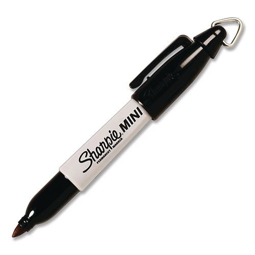 Image of Sharpie® 35124 Mini Permanent Marker, Fine Bullet Tip, Black, 72/pack