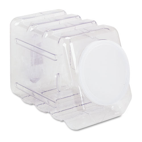 Image of Pacon® P0027660 Interlocking Storage Container With Lid, Clear Plastic