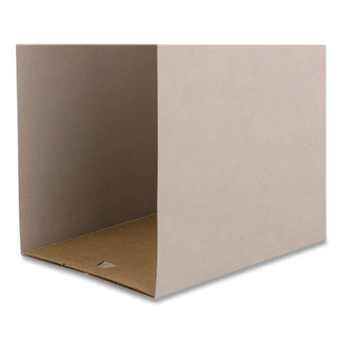 Image of Smead 64242 TUFF Extra Capacity Hanging File Folders with Easy Slide Tabs, 4" Capacity, Letter, 1/3-Cut Tabs, Steel Gray, 18/Box