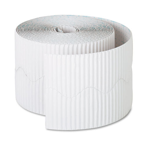 Image of Pacon® P0037016 Bordette Decorative Border, 2.25" x 50 ft, White