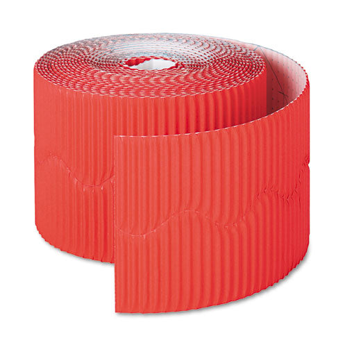 Image of Pacon® P0037036 Bordette Decorative Border, 2.25" x 50 ft, Flame Red