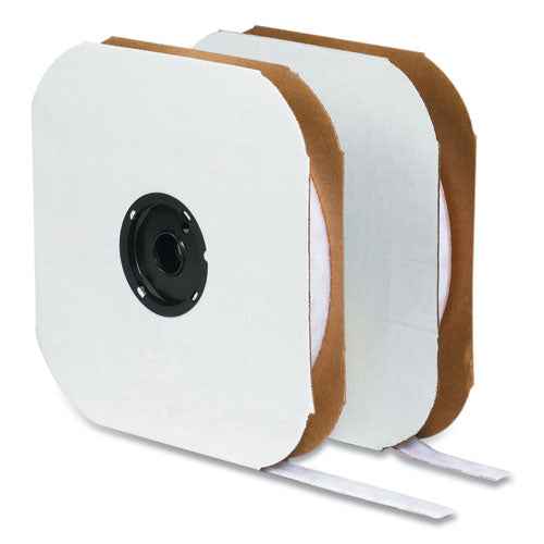 Image of VELCRO® Brand 190821 Sticky-Back Fasteners, Loop Side, 0.63" x 75 ft, White