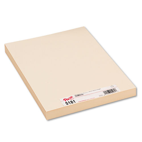 Image of Pacon® P5181 Medium Weight Tagboard, 12 X 9, Manila, 100/pack