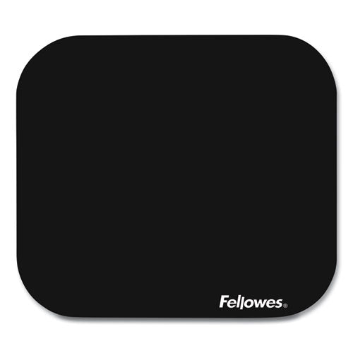 Image of Fellowes® 58024 Polyester Mouse Pad, 9 x 8, Black