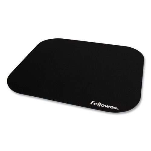 Image of Fellowes® 58024 Polyester Mouse Pad, 9 x 8, Black