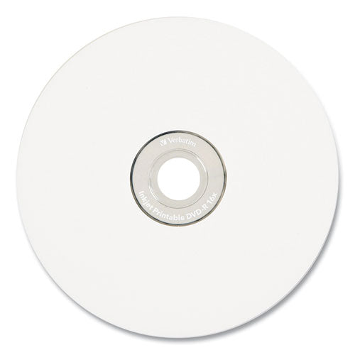 Image of Verbatim® 95137 Dvd-R Recordable Disc, 4.7 Gb, 16x, Spindle, White, 50/pack
